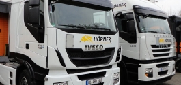 Flottenbeschriftung für Hörner Transporte in Ludwigsburg