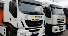 Flottenbeschriftung für Hörner Transporte in Ludwigsburg