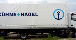 Planenbeschriftung für Kühne+Nagel in Stuttgart