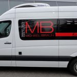 Transporterbeschriftung für MB Museumsgastronomie GmbH in Stuttgart