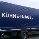LKW-Planenbeschriftung für die Firma Kühne+Nagel aus Ludwigsburg