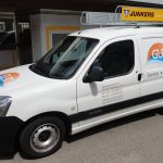 Flottenbeschriftung für GuT Sanitär und Heizung in Esslingen